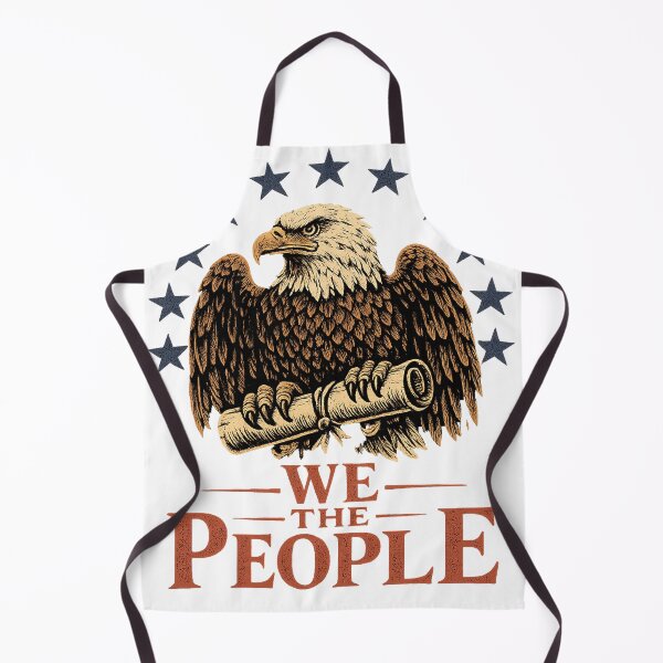 Item preview, We The People 1776 American Constitution Preamble Patriot Flag Eagle designed and sold by UnivStore.