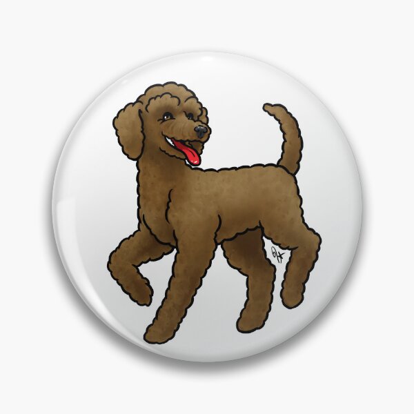 Item preview, Dog - Standard Poodle - Puppy Chocolate designed and sold by Jennifer Stolzer.