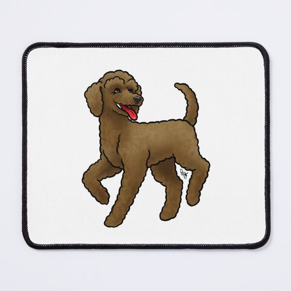 Item preview, Dog - Standard Poodle - Puppy Chocolate designed and sold by Jennifer Stolzer.