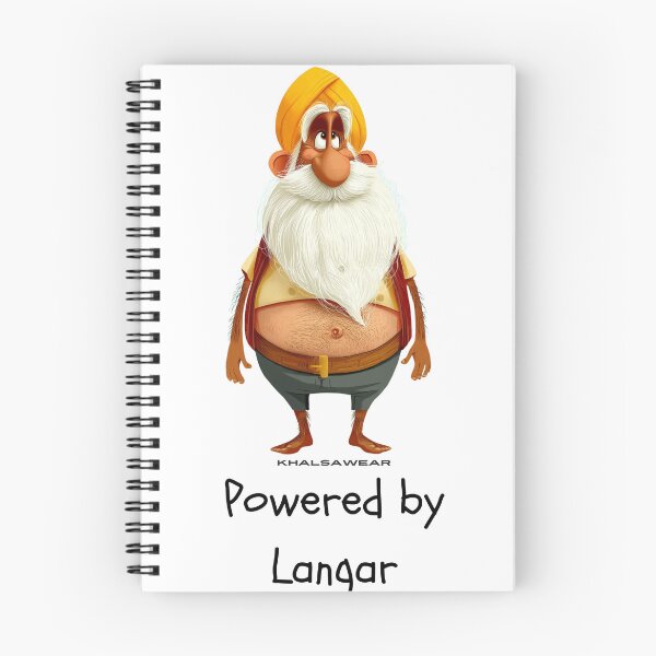 Item preview, Powered by Langar designed and sold by Khalsawear.