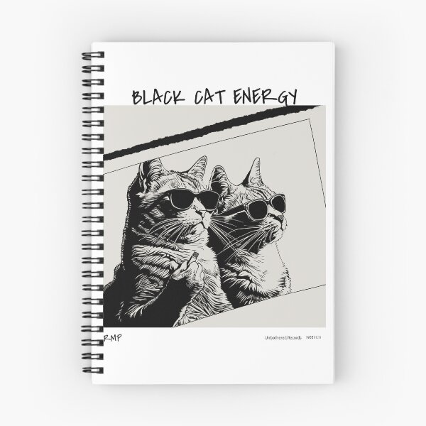 Item preview, Energía del gato negro designed and sold by RMPtees11.