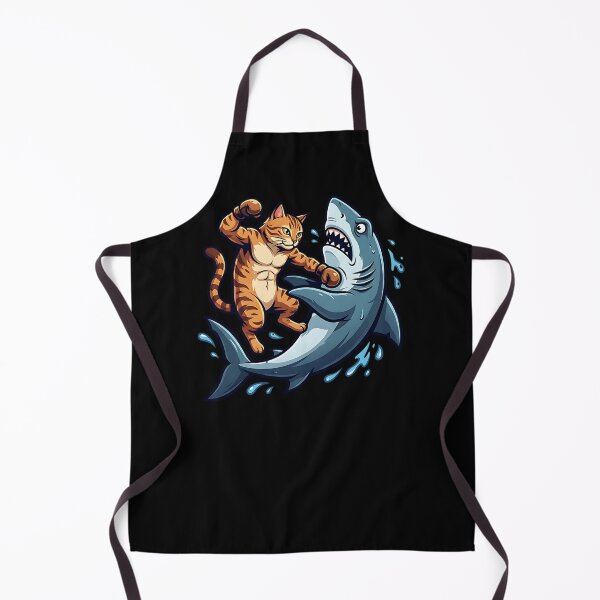 Item preview, Cat vs. Shark designed and sold by ReneMM.