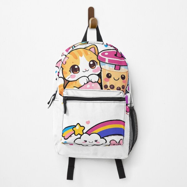 Item preview, "Kawaii Boba Party: Kitty, Unicorn & Sweet Treats" designed and sold by Skully-Studio.