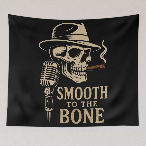 Item preview, smooth toJazz Skeleton Smooth Music T-Shirt - Blues Saxophone Lover Gift the bone - the class of Jazz designed and sold by Wear The Sound.