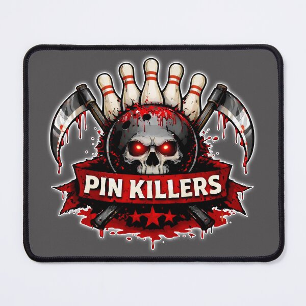Item preview, Pin Killers Bowling Team Logo | Fierce Strike Team Design designed and sold by SandpiperDesign.