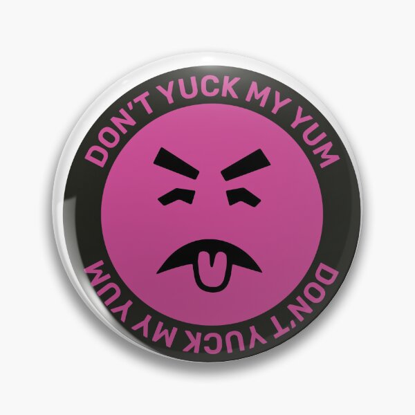 Item preview, Don't Yuck My Yum Retro Pink designed and sold by maura41.