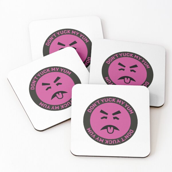 Item preview, Don't Yuck My Yum Retro Pink designed and sold by maura41.