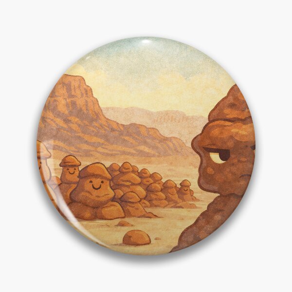 Item preview, Goblin Valley State Park “Definitely Just Rocks" Shirt or Sticker – Funny Utah Desert Poster  designed and sold by messupbro.
