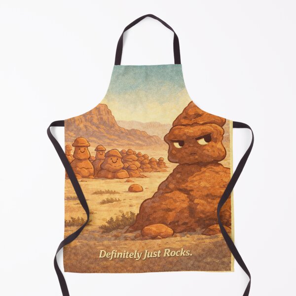 Item preview, Goblin Valley State Park “Definitely Just Rocks" Shirt or Sticker – Funny Utah Desert Poster designed and sold by messupbro.