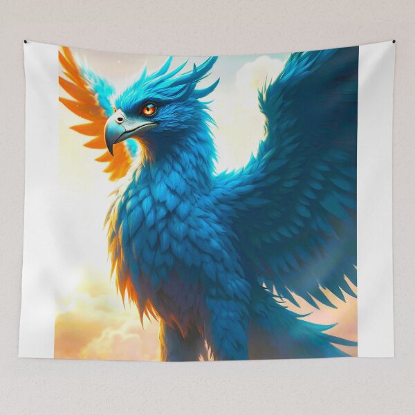 Item preview, Blue griffin eagle designed and sold by Creative Visualize.