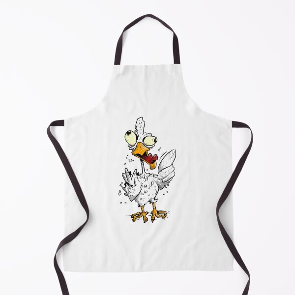 Item preview, CRAZY CHICKEN CARTOON STYLE ILLUSTRATION designed and sold by theRafus.