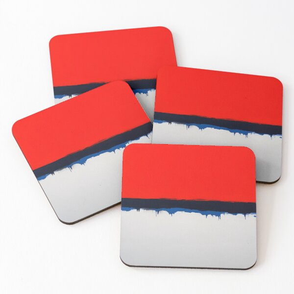 Item preview, blue red black white painting designed and sold by Good_Things.