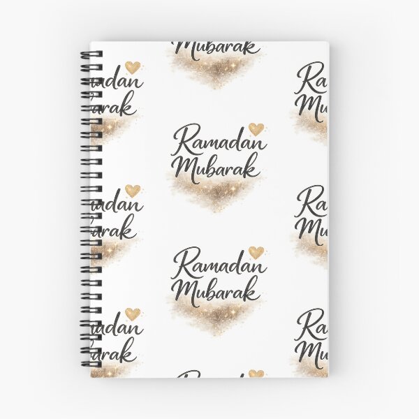 Item preview, Ramadan Mubarak Elegant Gold Dust & Heart designed and sold by Ronojia.