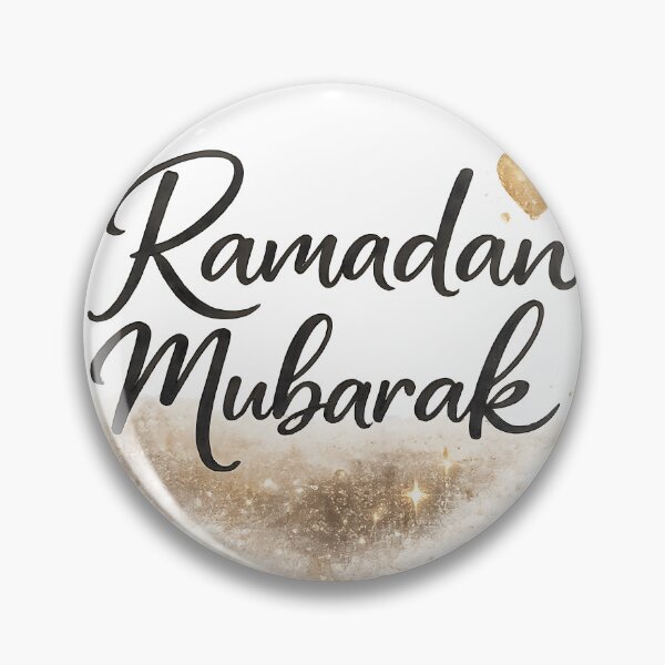 Item preview, Ramadan Mubarak Elegant Gold Dust & Heart designed and sold by Ronojia.