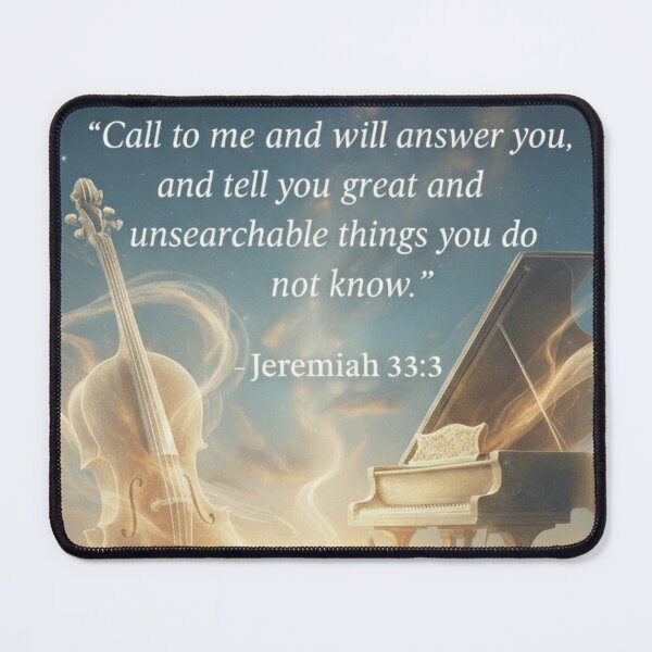 Item preview, Jeremiah 33:3 Celestial Symphony - Musical Faith Art designed and sold by 3free3street - Neon & Graffiti Digital Art.