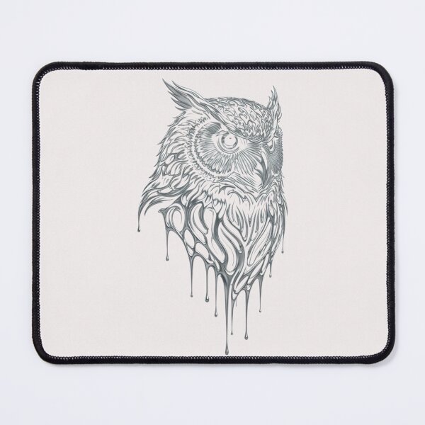 Item preview, Liquid Chrome Owl: Cybernetic Wisdom Tee designed and sold by Blue Bird  Designs.