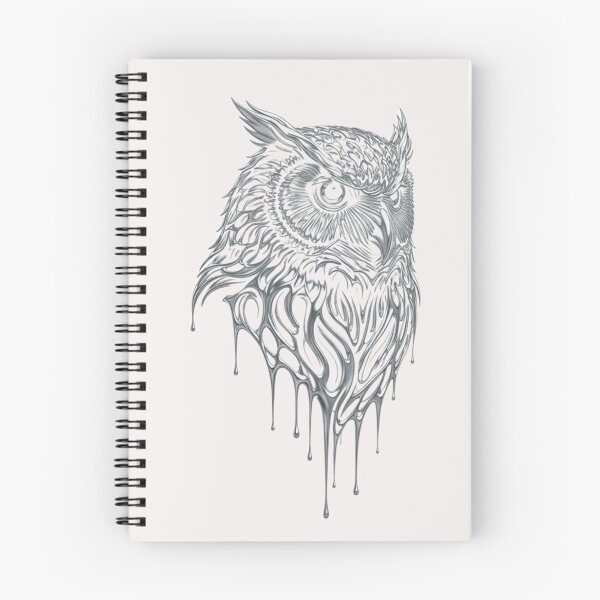 Item preview, Liquid Chrome Owl: Cybernetic Wisdom Tee designed and sold by Blue Bird  Designs.