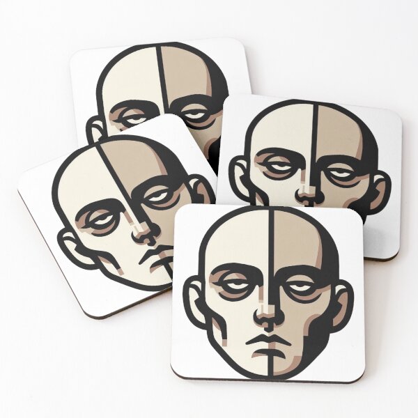 Item preview, Split Identity Minimal Face Art designed and sold by StudioNovaArt_.