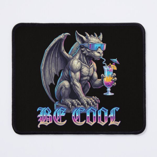 Item preview, Cyber Gargoyle - Neon Gothic "Be Cool" Design designed and sold by Virtualstars.