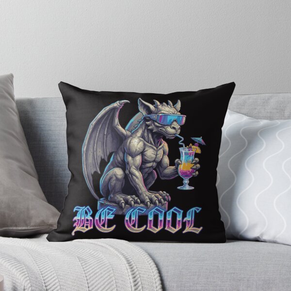 Item preview, Cyber Gargoyle - Neon Gothic "Be Cool" Design designed and sold by Virtualstars.