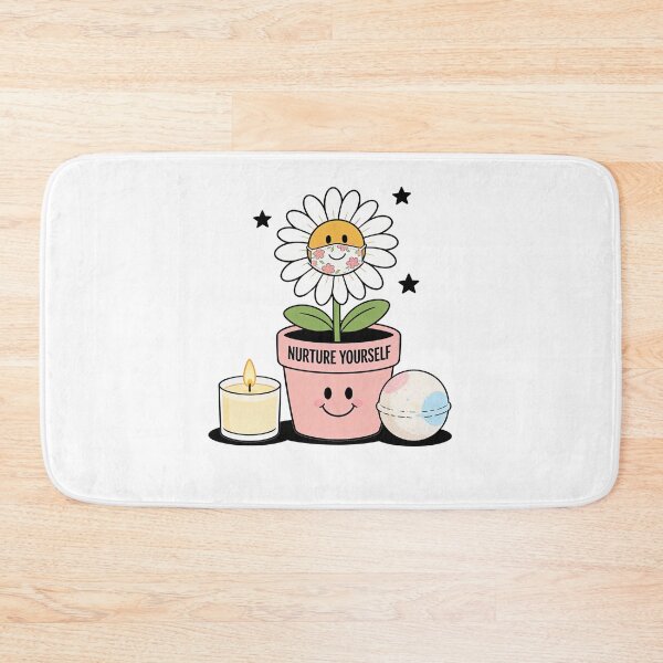 Item preview, Cute “Nurture Yourself” Flower – Self Care Aesthetic Illustration designed and sold by truongloc246.
