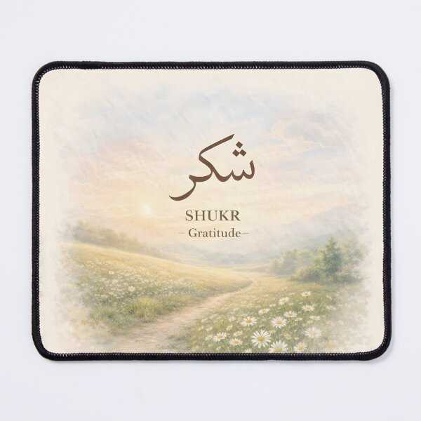 Item preview, Shukr Arabic Calligraphy Watercolor Thanking Allah designed and sold by Ronojia.