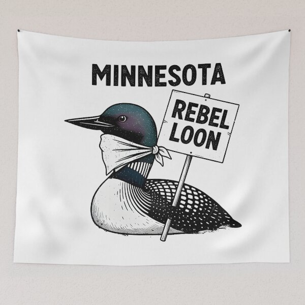 Item preview, minnesota rebel loon abolish ice  designed and sold by Uglyandcute.
