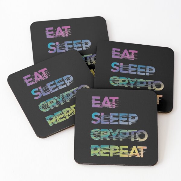 Item preview, Eat Sleep Crypto Repeat Essential Vintage T-Shirt  designed and sold by Martysstore.