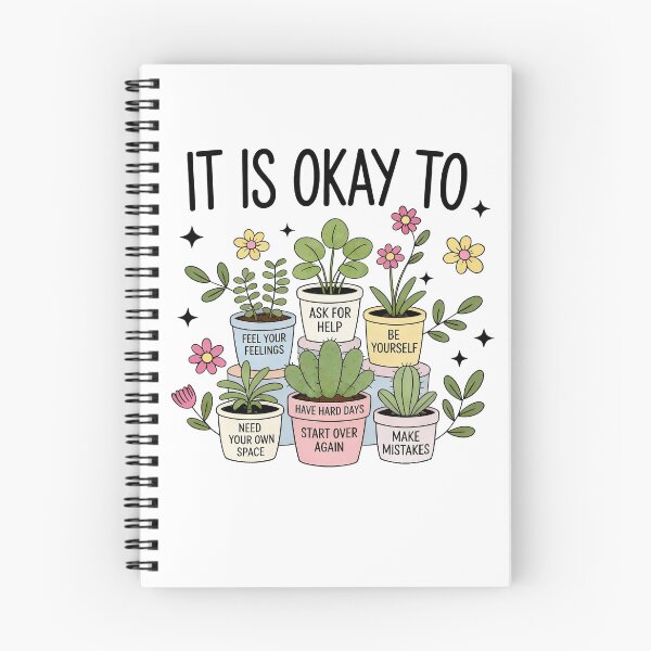 Item preview, Self Care Plants – Feel Your Feelings, Be Yourself, Start Over Again Illustration designed and sold by truongloc246.