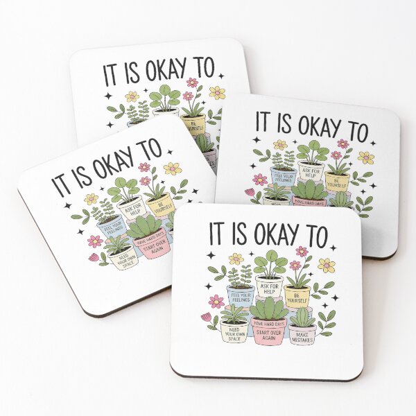 Item preview, Self Care Plants – Feel Your Feelings, Be Yourself, Start Over Again Illustration designed and sold by truongloc246.