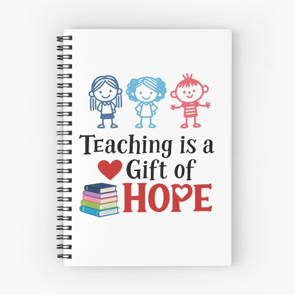 Item preview, Teaching Is a Gift of Hope – Cute Teacher Appreciation Illustration designed and sold by truongloc246.