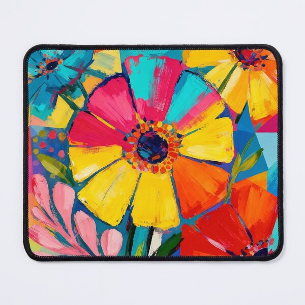 Item preview, Chromatic Bloom, Neon Abstract Flowers designed and sold by KiwiArtistDK.