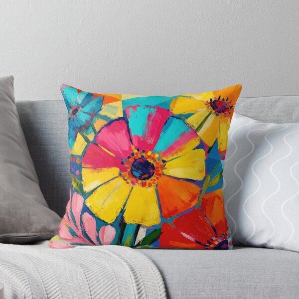 Item preview, Chromatic Bloom, Neon Abstract Flowers designed and sold by KiwiArtistDK.