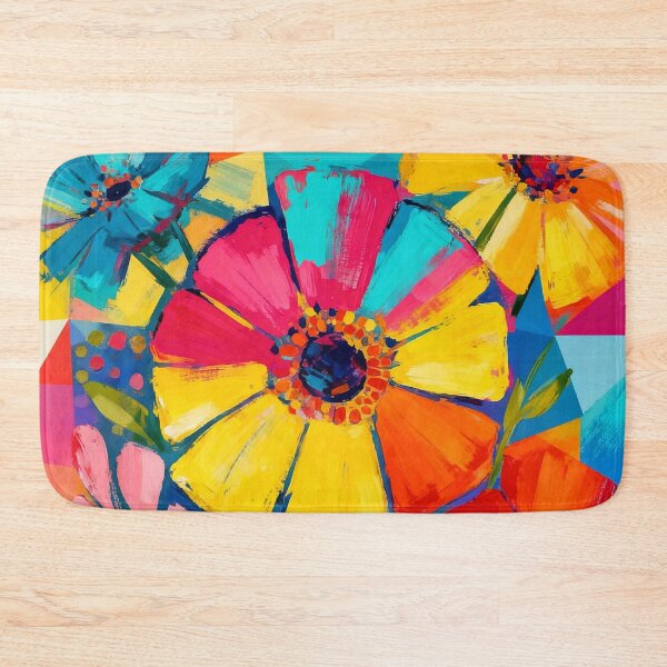 Item preview, Chromatic Bloom, Neon Abstract Flowers designed and sold by KiwiArtistDK.