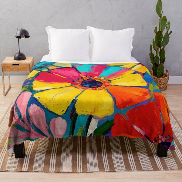 Item preview, Chromatic Bloom, Neon Abstract Flowers designed and sold by KiwiArtistDK.