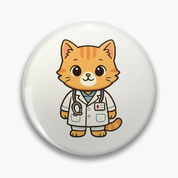Item preview, Cute Doctor Cat designed and sold by HoopeStylee.