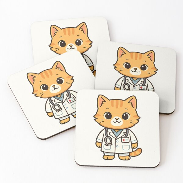 Item preview, Cute Doctor Cat designed and sold by HoopeStylee.