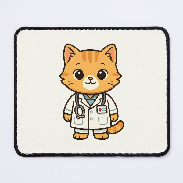 Item preview, Cute Doctor Cat designed and sold by HoopeStylee.