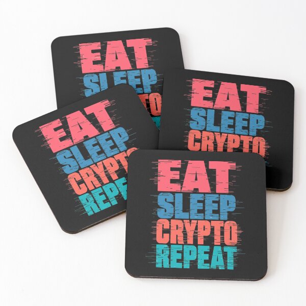 Item preview, Eat Sleep Crypto Eating Essential T-Shirt For Crypto Lovers designed and sold by Martysstore.