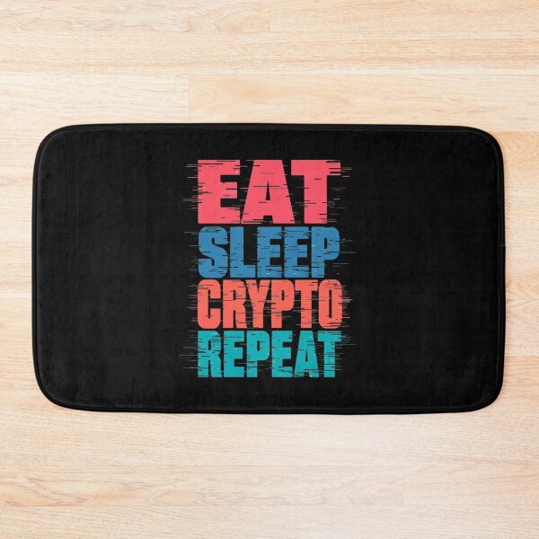 Item preview, Eat Sleep Crypto Eating Essential T-Shirt For Crypto Lovers designed and sold by Martysstore.