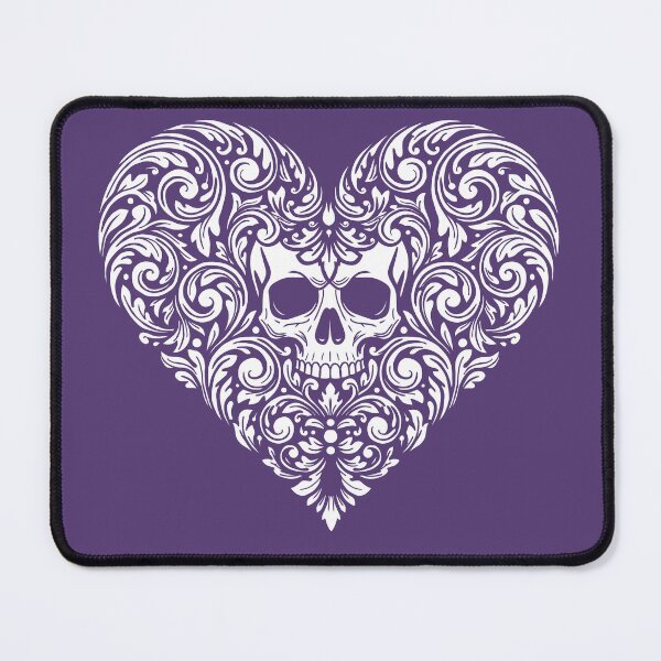 Item preview, Skull Heart White designed and sold by Kathysg.