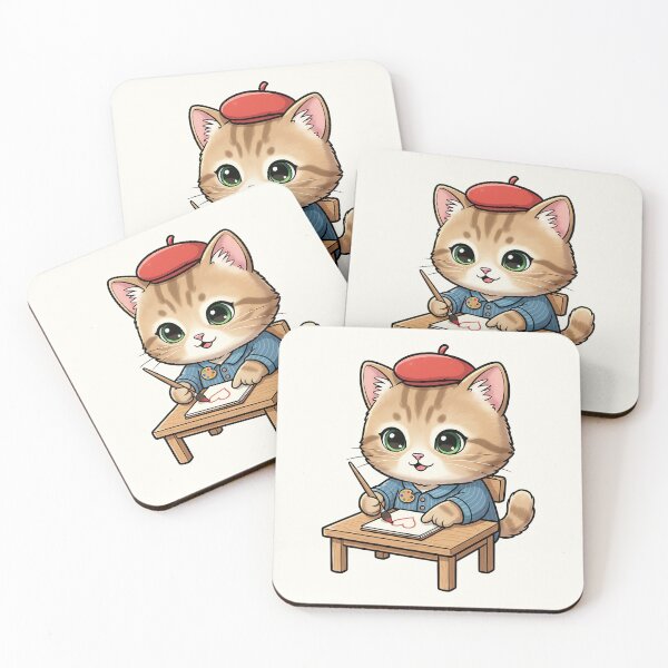 Item preview, Cute Artist Cat designed and sold by HoopeStylee.
