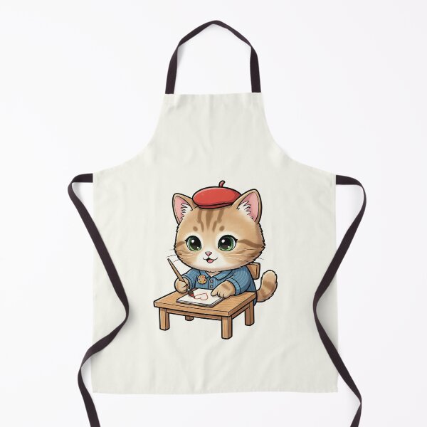 Item preview, Cute Artist Cat designed and sold by HoopeStylee.