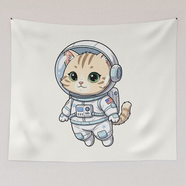 Item preview, Space Cat Explorer designed and sold by HoopeStylee.