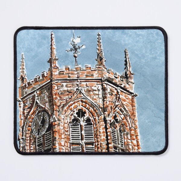 Item preview, The Octagonal Sandstone Tower of St Mary's Church Nantwich in Cheshire designed and sold by LymphomaLass.