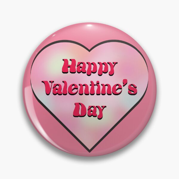 Item preview, Valentine's Day Celebration with Pink Heart and Cheerful Lettering designed and sold by cremedecolor.