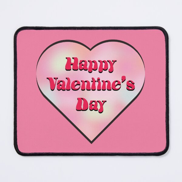 Item preview, Valentine's Day Celebration with Pink Heart and Cheerful Lettering designed and sold by cremedecolor.