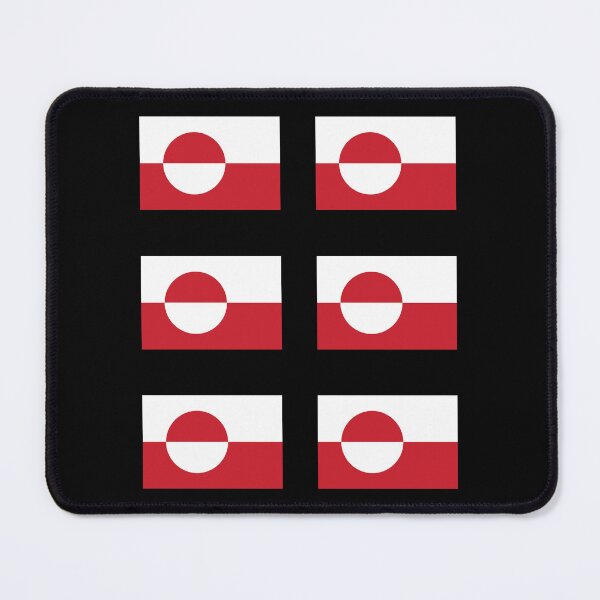 Item preview, Greenland Flag Pattern Scandinavian Travel & Nordic Pride Design designed and sold by Rhu Creations.