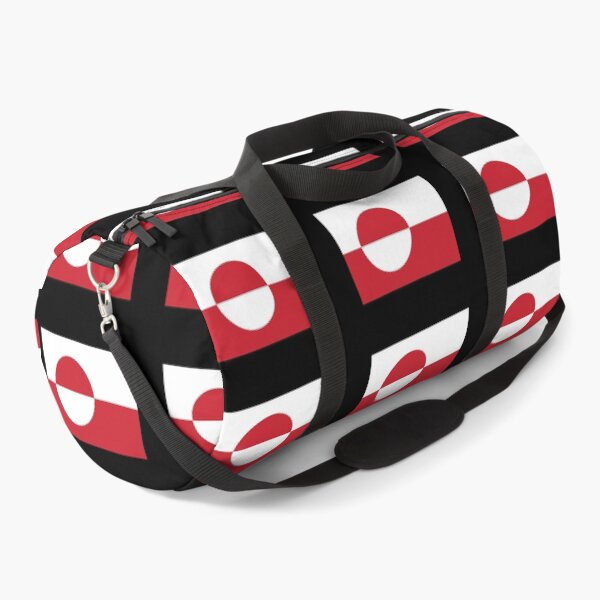 Item preview, Greenland Flag Pattern Scandinavian Travel & Nordic Pride Design designed and sold by Rhu Creations.