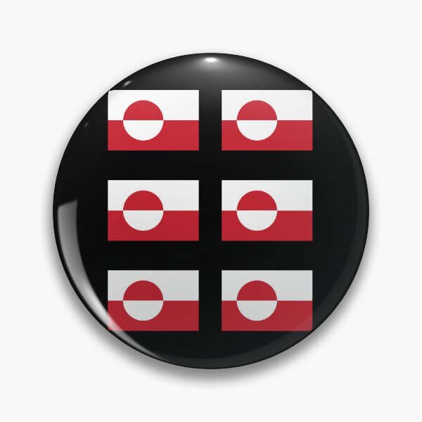 Item preview, Greenland Flag Pattern Scandinavian Travel & Nordic Pride Design designed and sold by Rhu Creations.